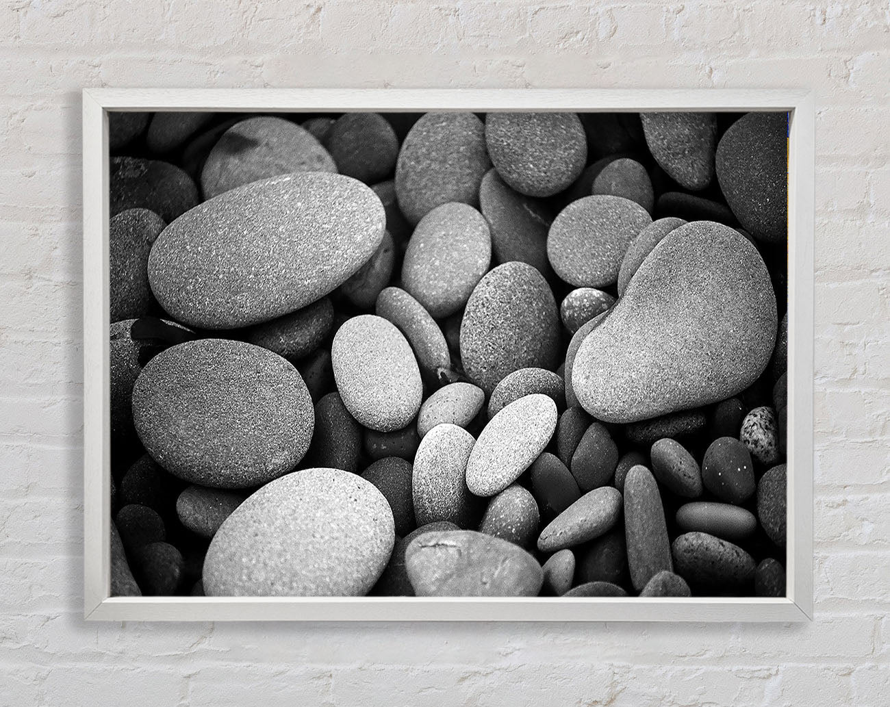 Amazing Love Rock B n W Framed Wall Art