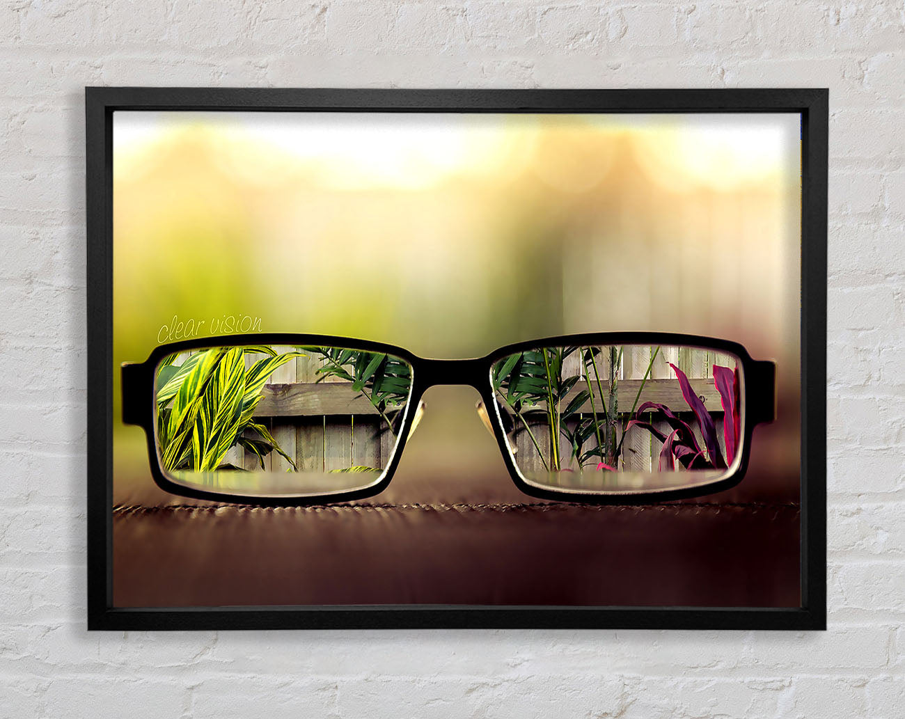 Clear Vision Framed Wall Art