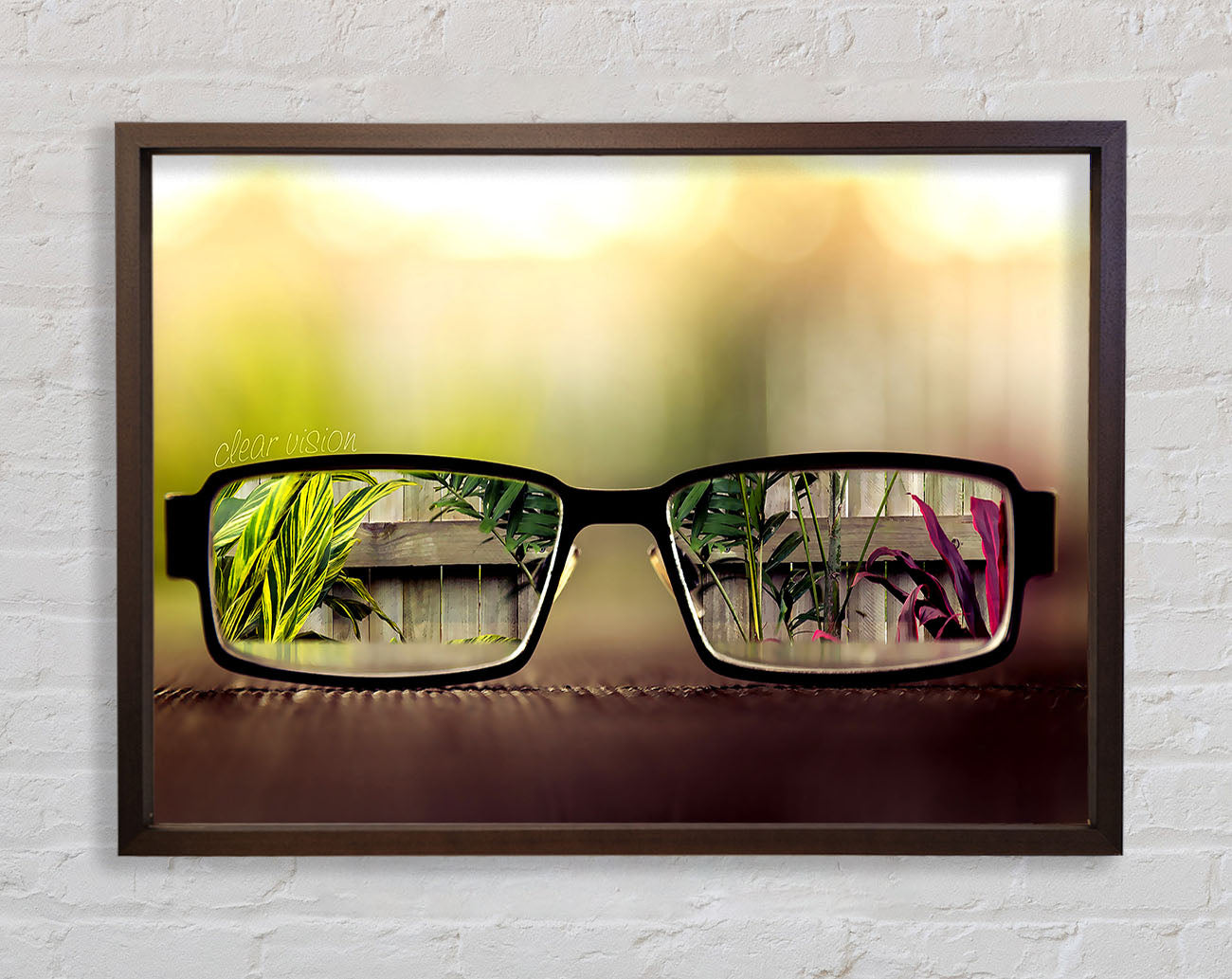Clear Vision Framed Wall Art