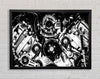Big Block Engine Framed Wall Art