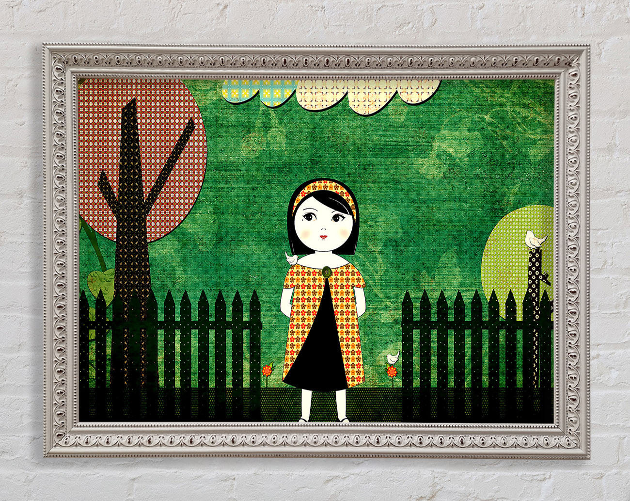 Afternoon Stroll Framed Wall Art