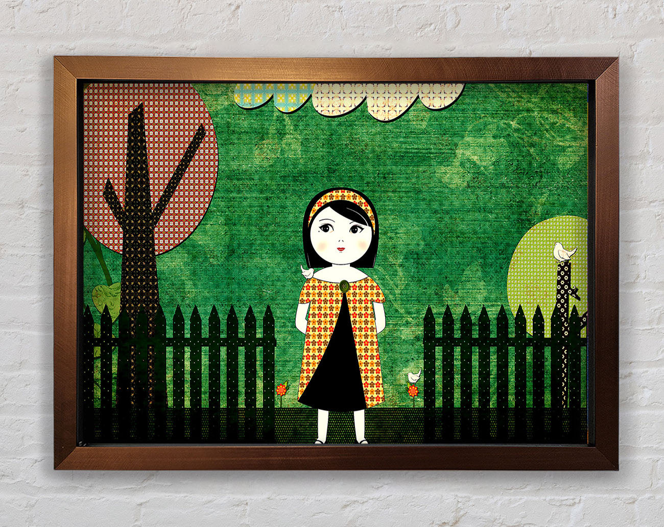 Afternoon Stroll Framed Wall Art