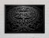 Aztec Calendar Framed Wall Art