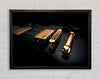 Black Guitar Framed Wall Art