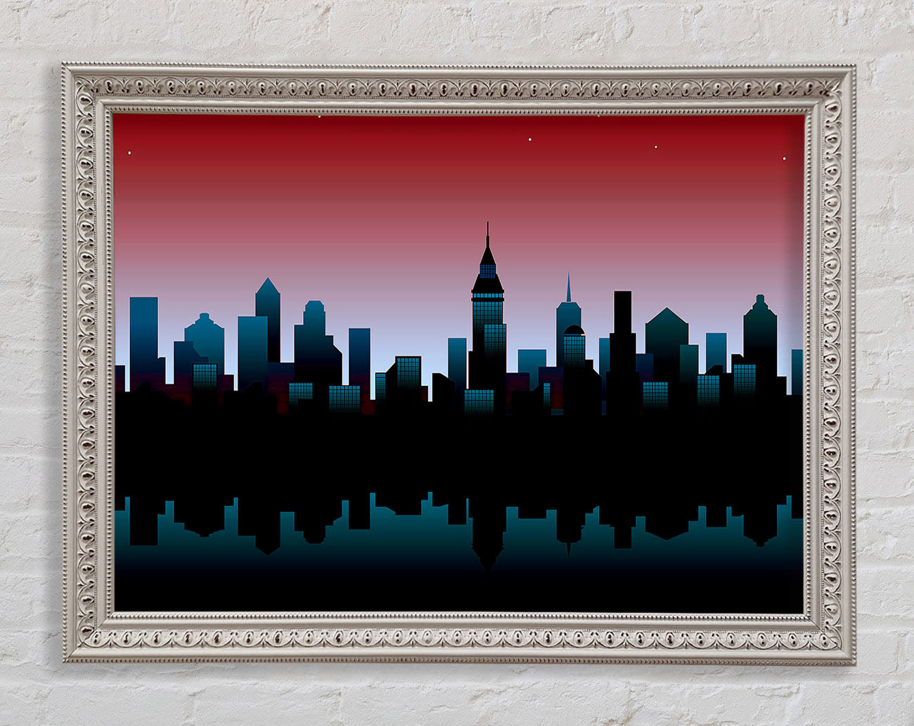 Architects New City Reflections Framed Wall Art