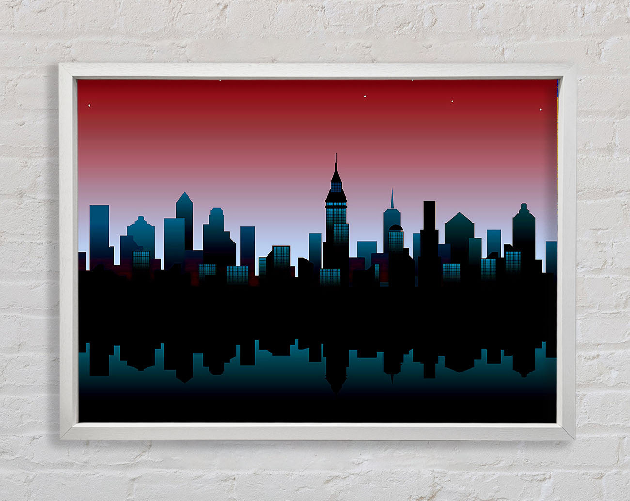Architects New City Reflections Framed Wall Art