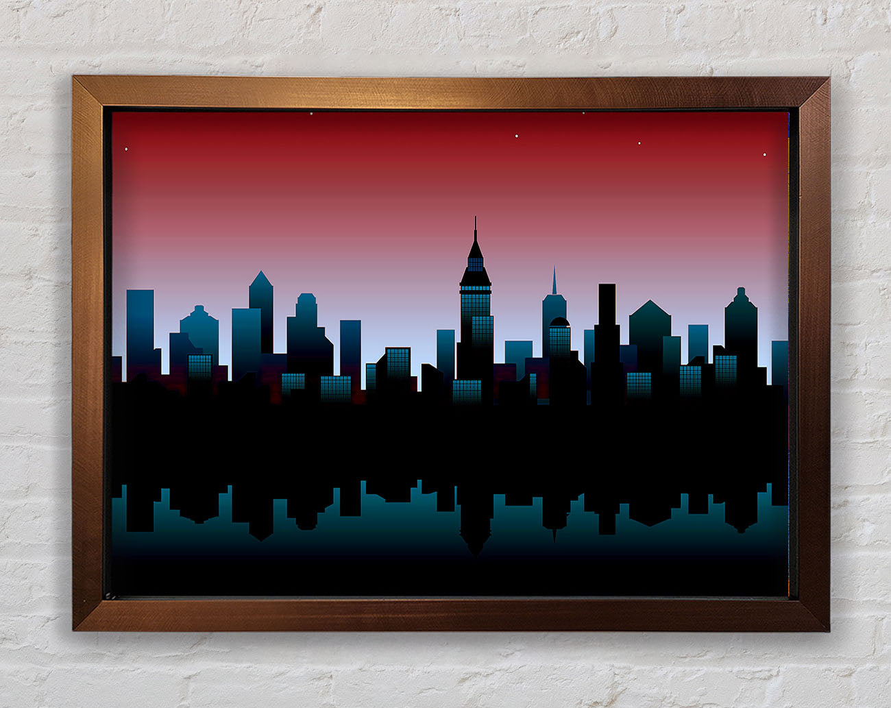 Architects New City Reflections Framed Wall Art