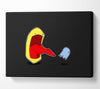 Pacman Chasing Ghost Canvas Wall Art
