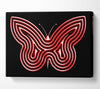 Red Butterfly Wings Canvas Wall Art