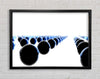 Black Ball Line-Up Framed Wall Art