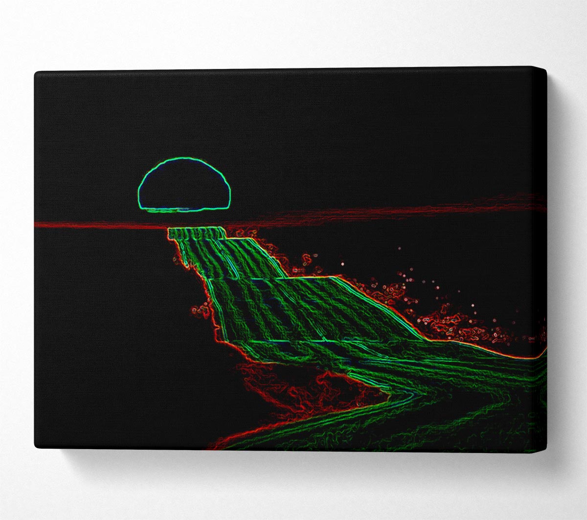 Night Road Canvas Wall Art