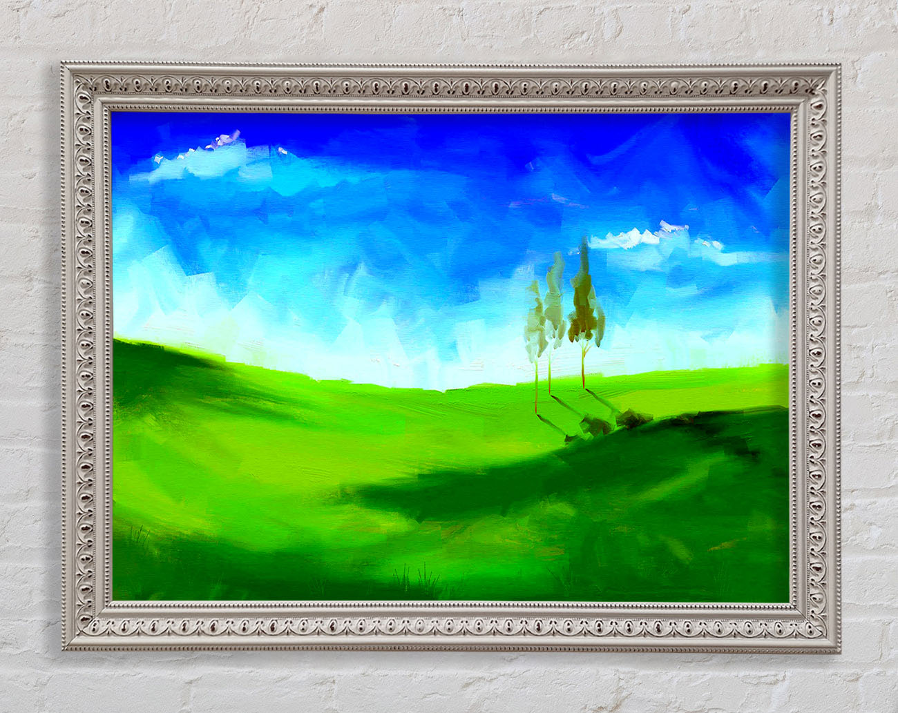 Beyond The Hills Framed Wall Art