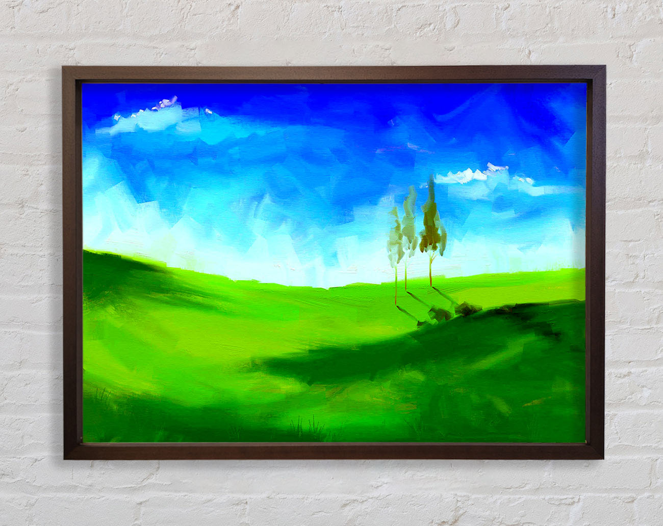 Beyond The Hills Framed Wall Art