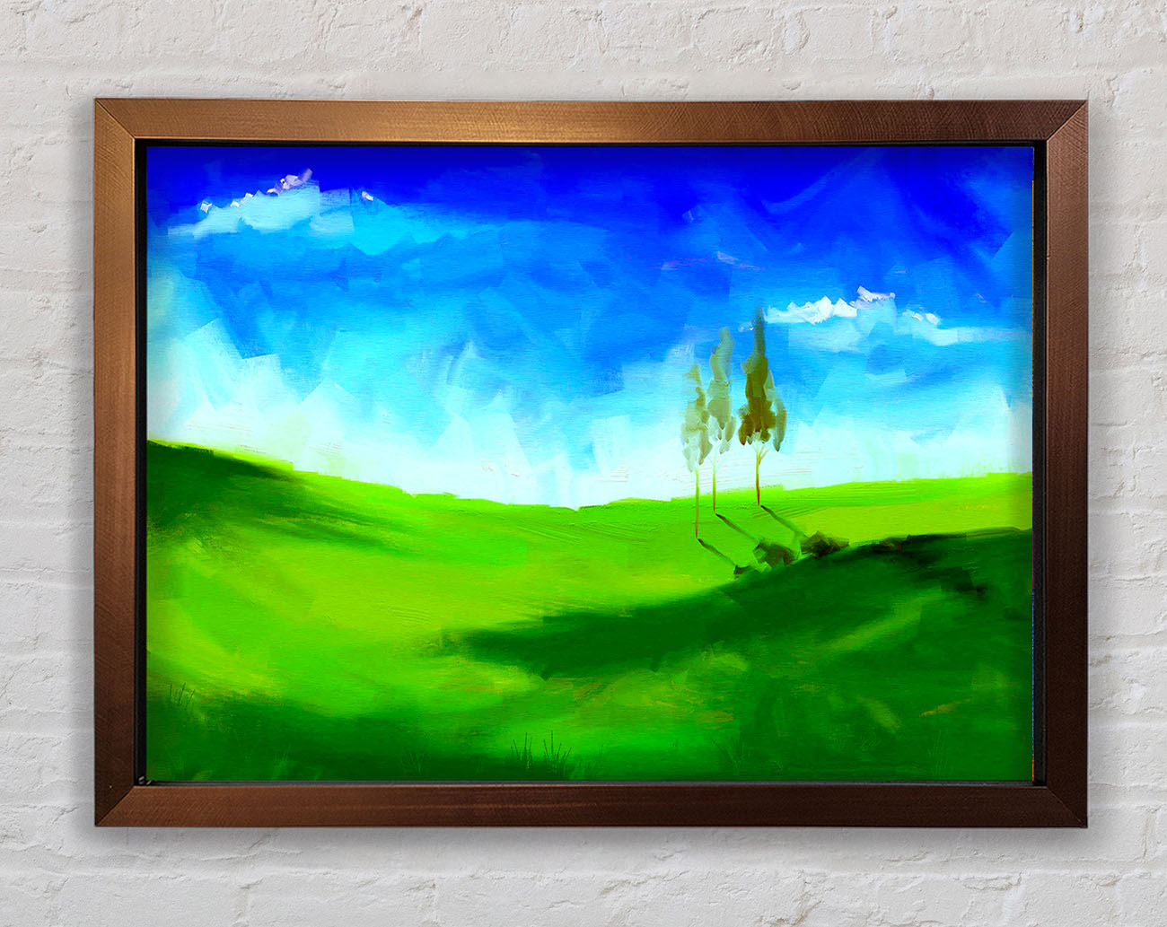 Beyond The Hills Framed Wall Art