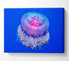 Neon Jellyfish Canvas Wall Art
