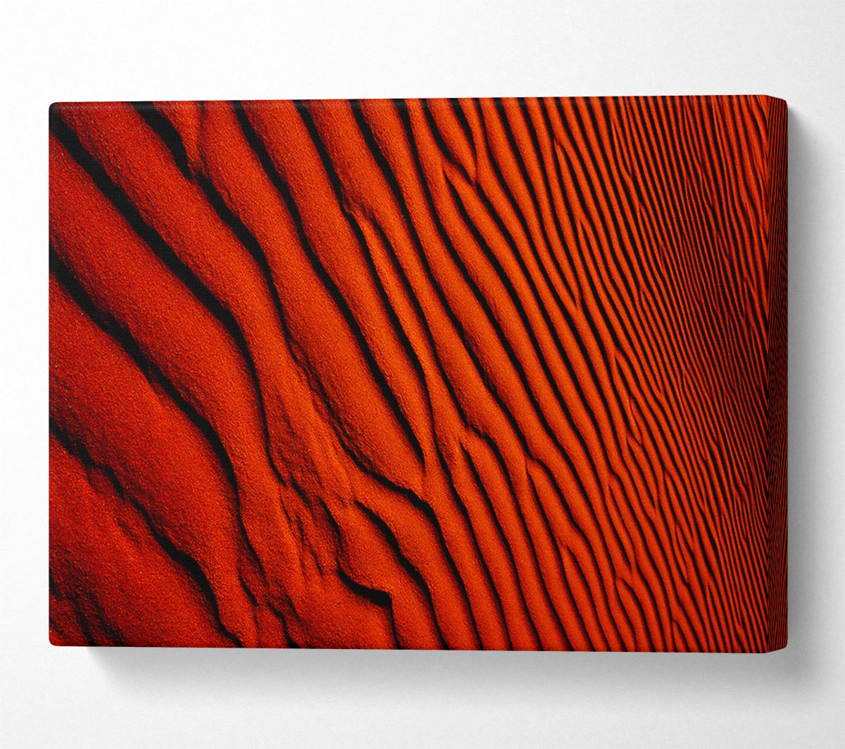 Burnt Orange Desert Sands Canvas Wall Art