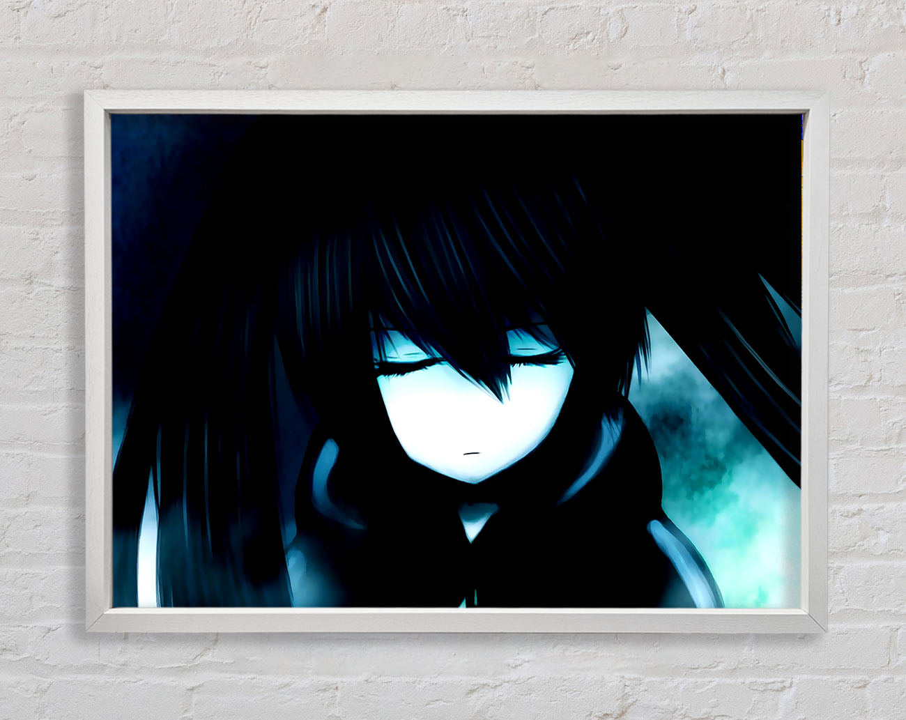 Black Rock Shooter Framed Wall Art