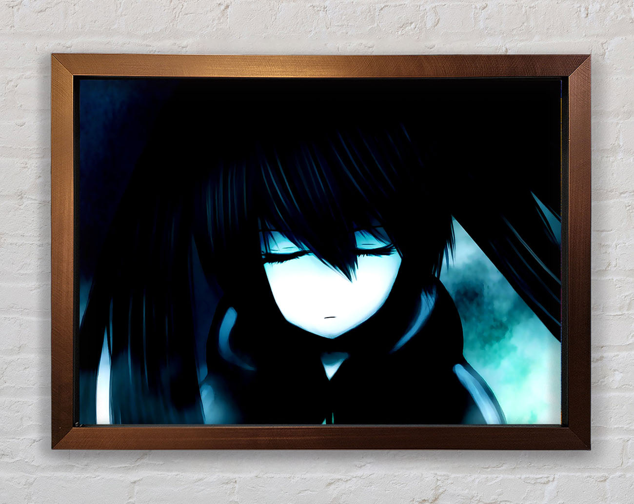 Black Rock Shooter Framed Wall Art