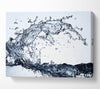 Tidel Wave Water Canvas Wall Art