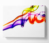 Rainbow Smoke Celebration Canvas Wall Art