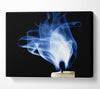 Candle Smoke Canvas Wall Art