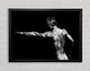 Contours Of A Man Framed Wall Art
