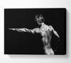 Contours Of A Man Canvas Wall Art