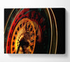 Ferris Wheel At Night Canvas Wall Art