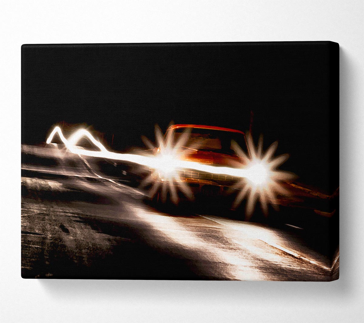 Street Car Race Canvas Wall Art