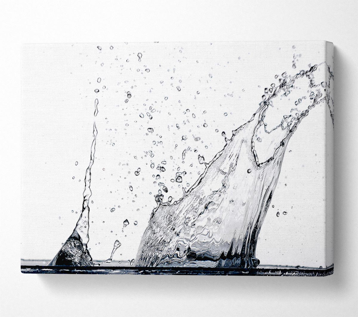 Water Splash Eruption Canvas Wall Art