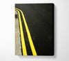 Yellow Twins Canvas Wall Art
