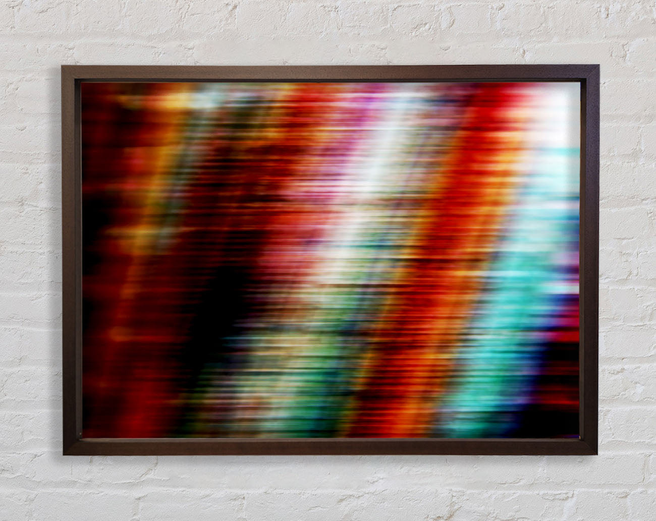 Colourful Shades Of Light Framed Wall Art
