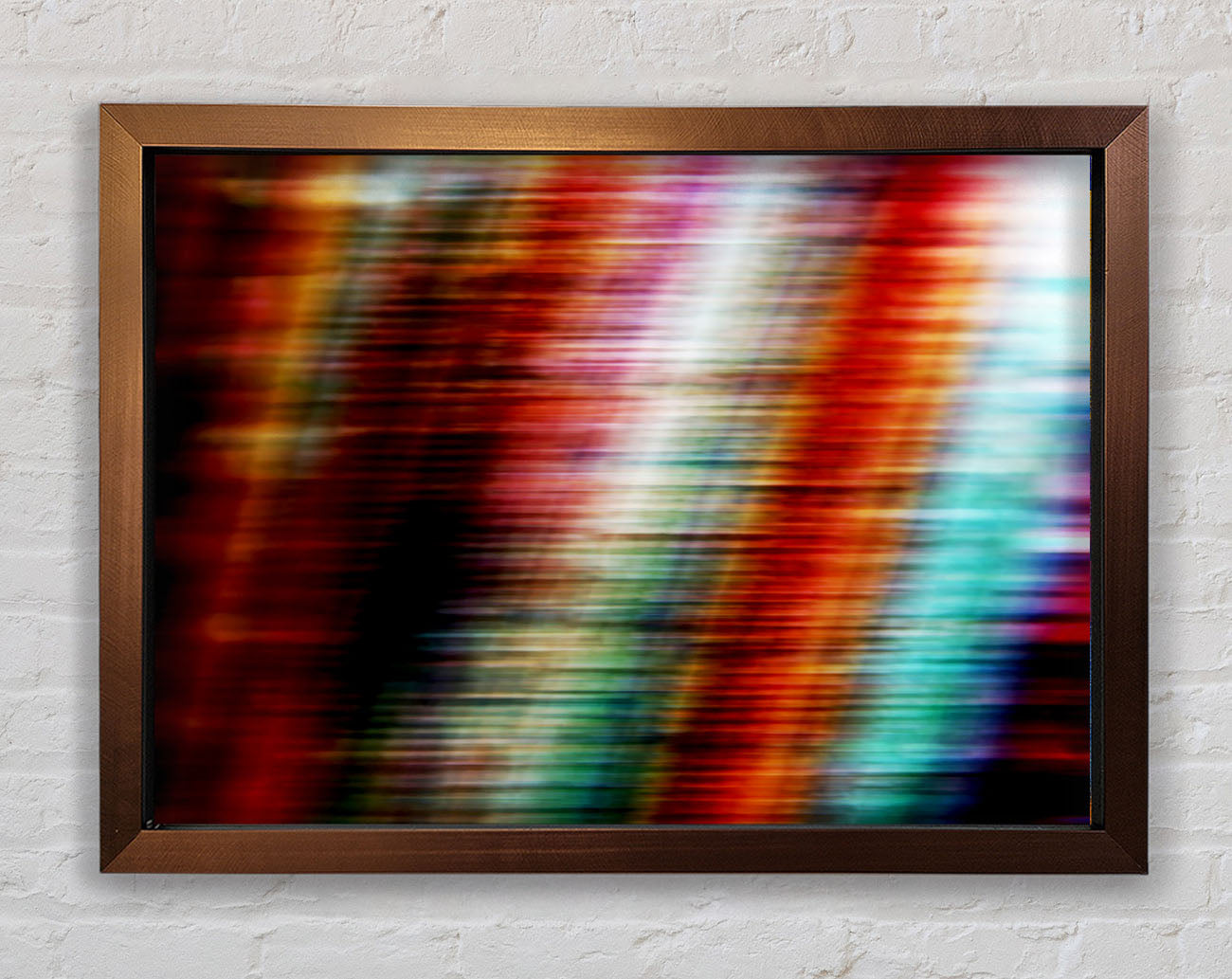 Colourful Shades Of Light Framed Wall Art