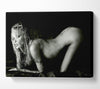 The Form Of A Woman B n W Canvas Wall Art