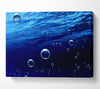 Underwater Bubbles Canvas Wall Art