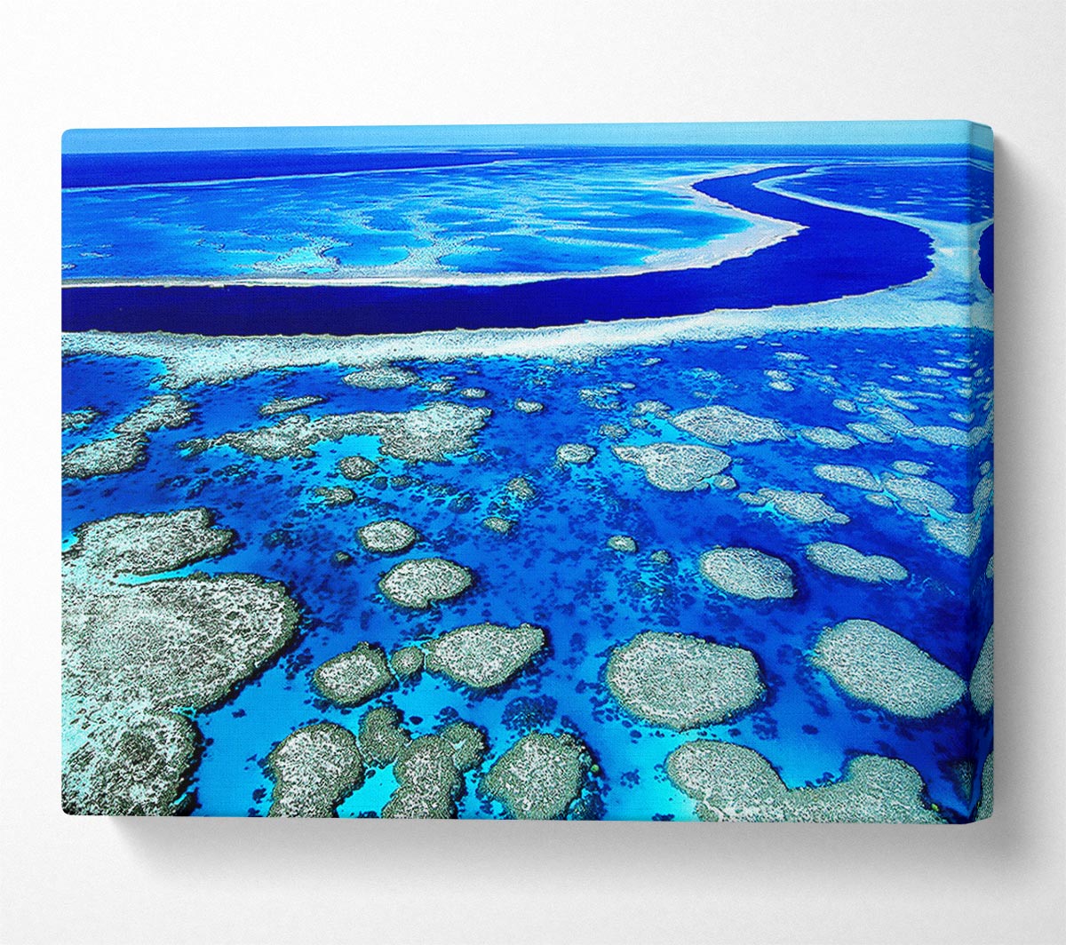 The Flow Of The Ocean Islands Canvas Wall Art