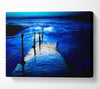 Stunning Blue Ocean Walkway Canvas Wall Art