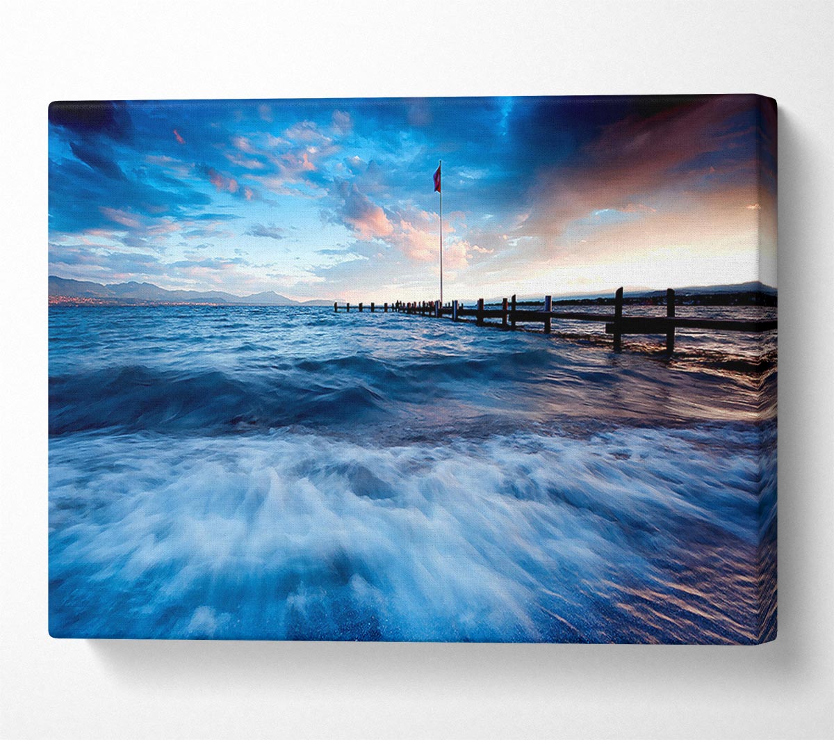 Sea Twilight Canvas Wall Art