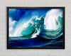 Crashing Ocean Waves Framed Wall Art