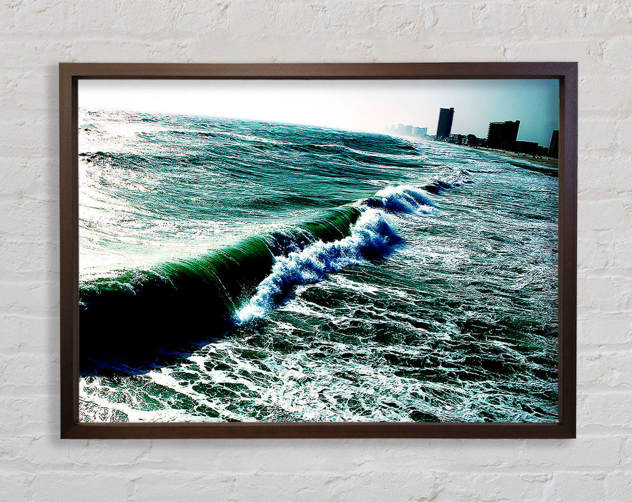 City Ocean Framed Wall Art
