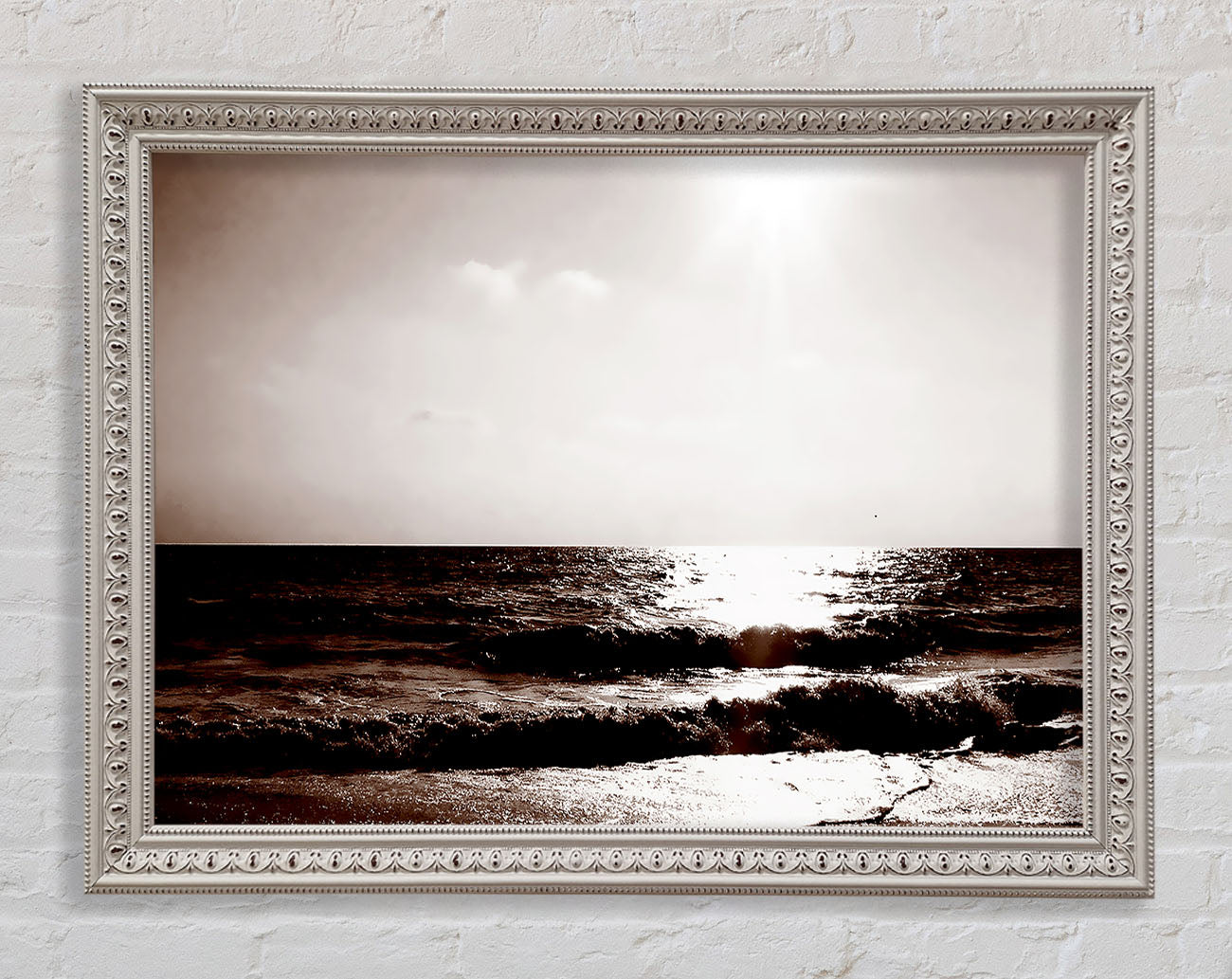 Chocolate Ocean Framed Wall Art