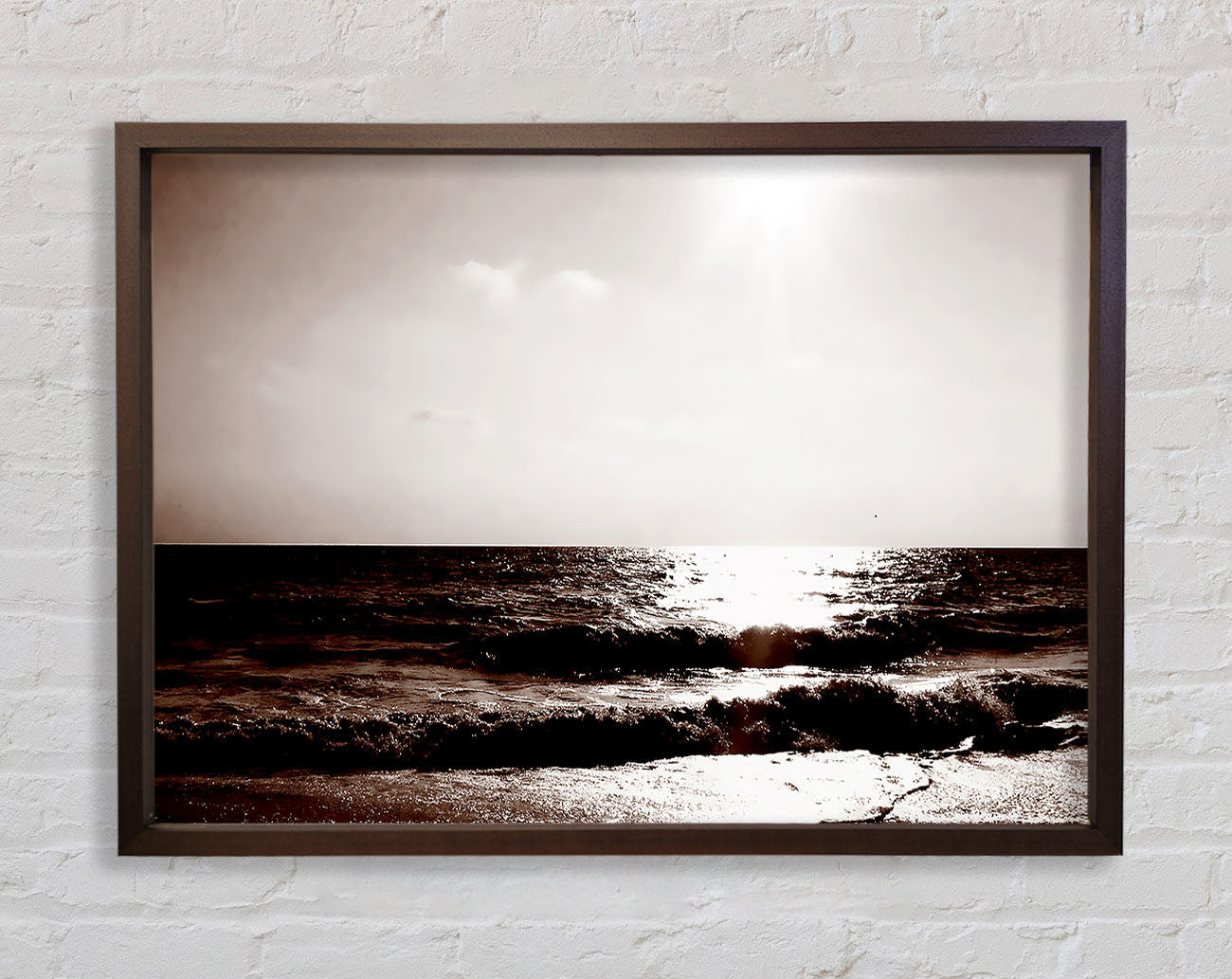 Chocolate Ocean Framed Wall Art