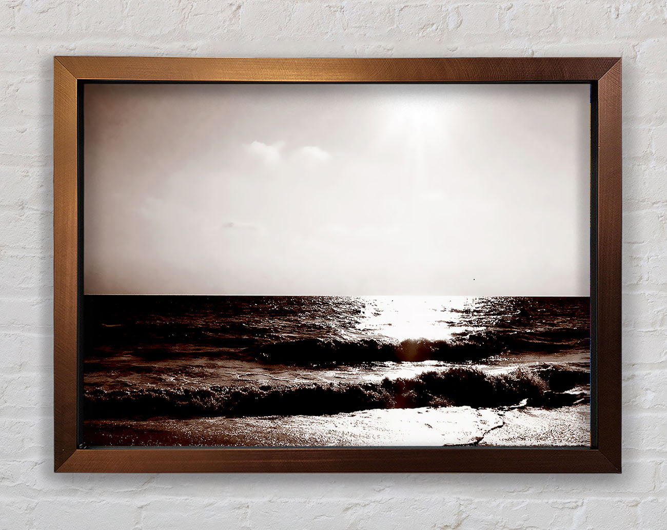 Chocolate Ocean Framed Wall Art