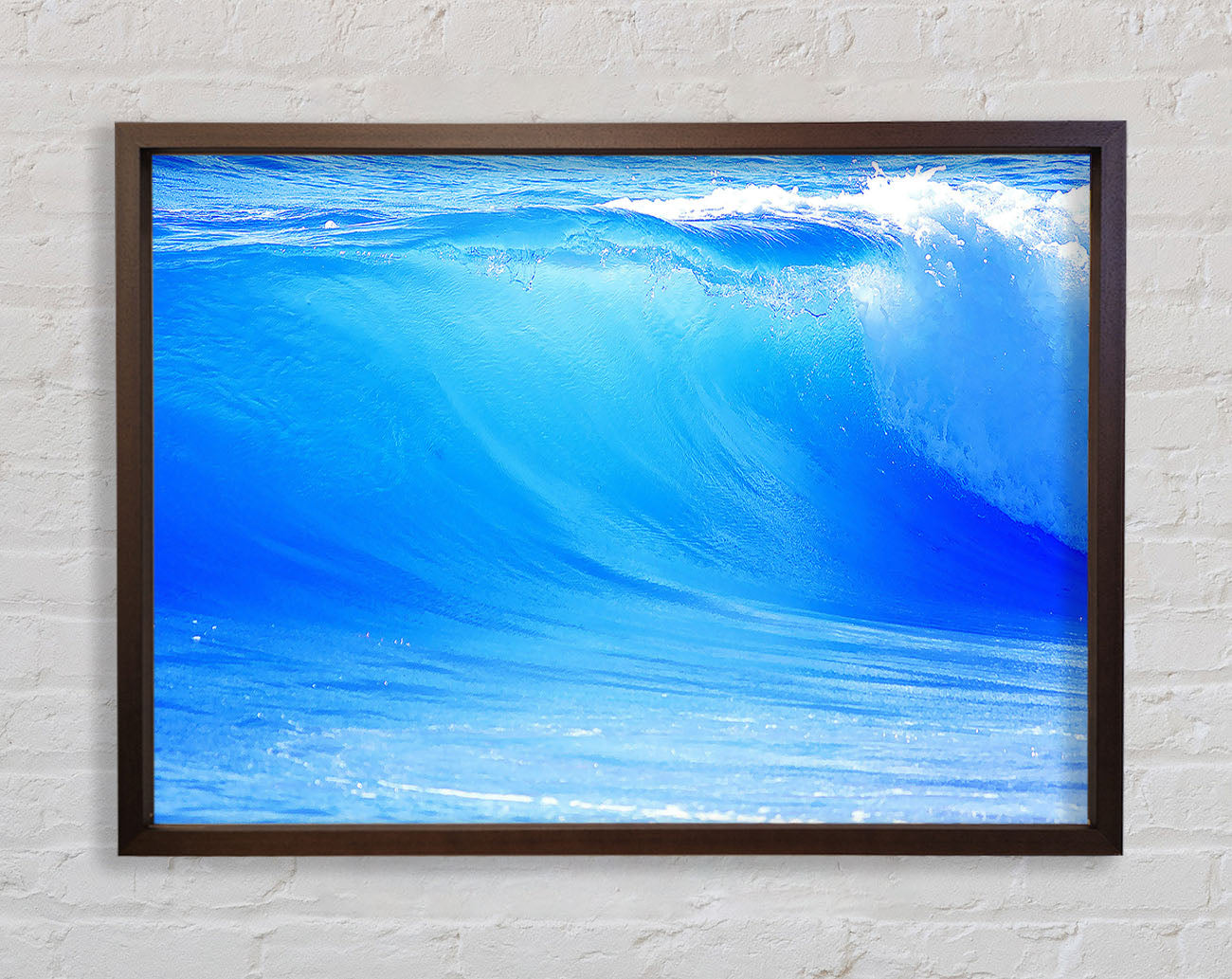 Blue Wave Framed Wall Art