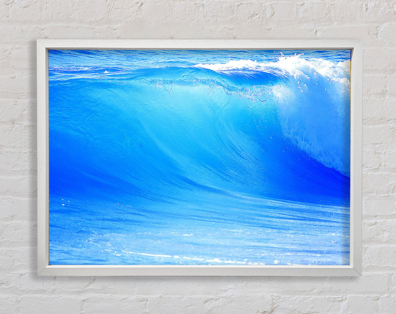 Blue Wave Framed Wall Art