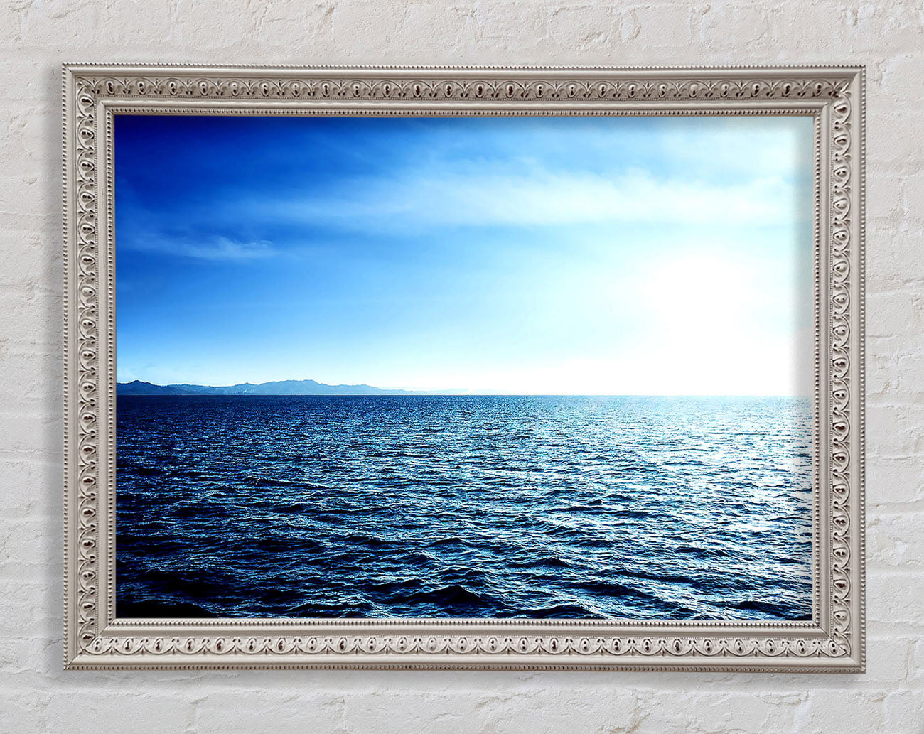 Blue Sea Framed Wall Art