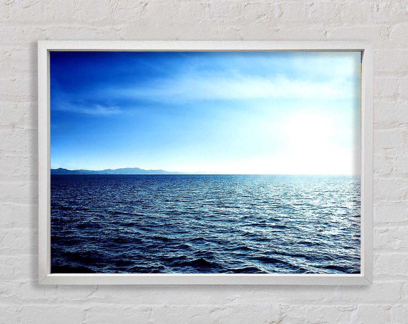 Blue Sea Framed Wall Art
