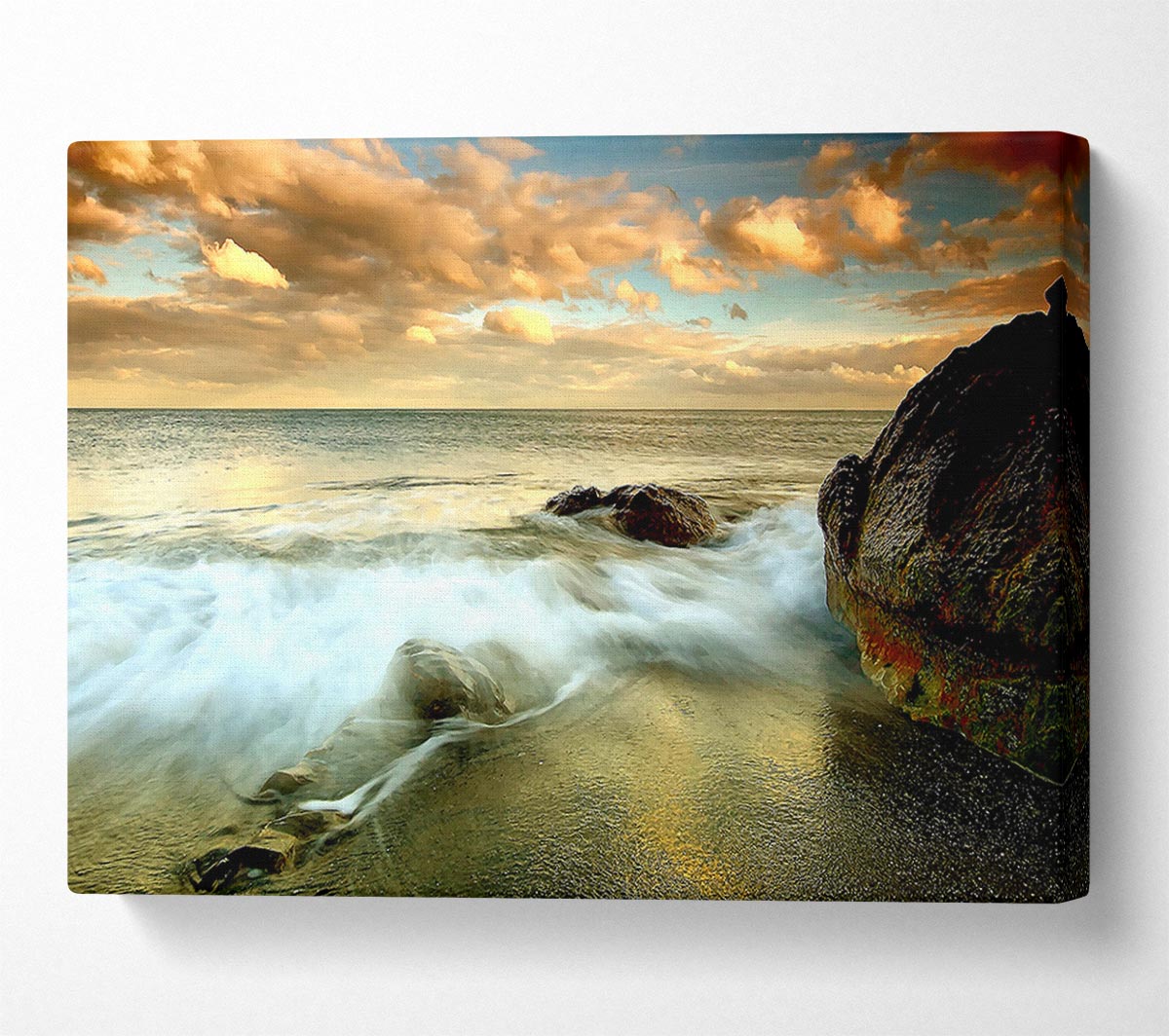 Beach Flow Canvas Wall Art