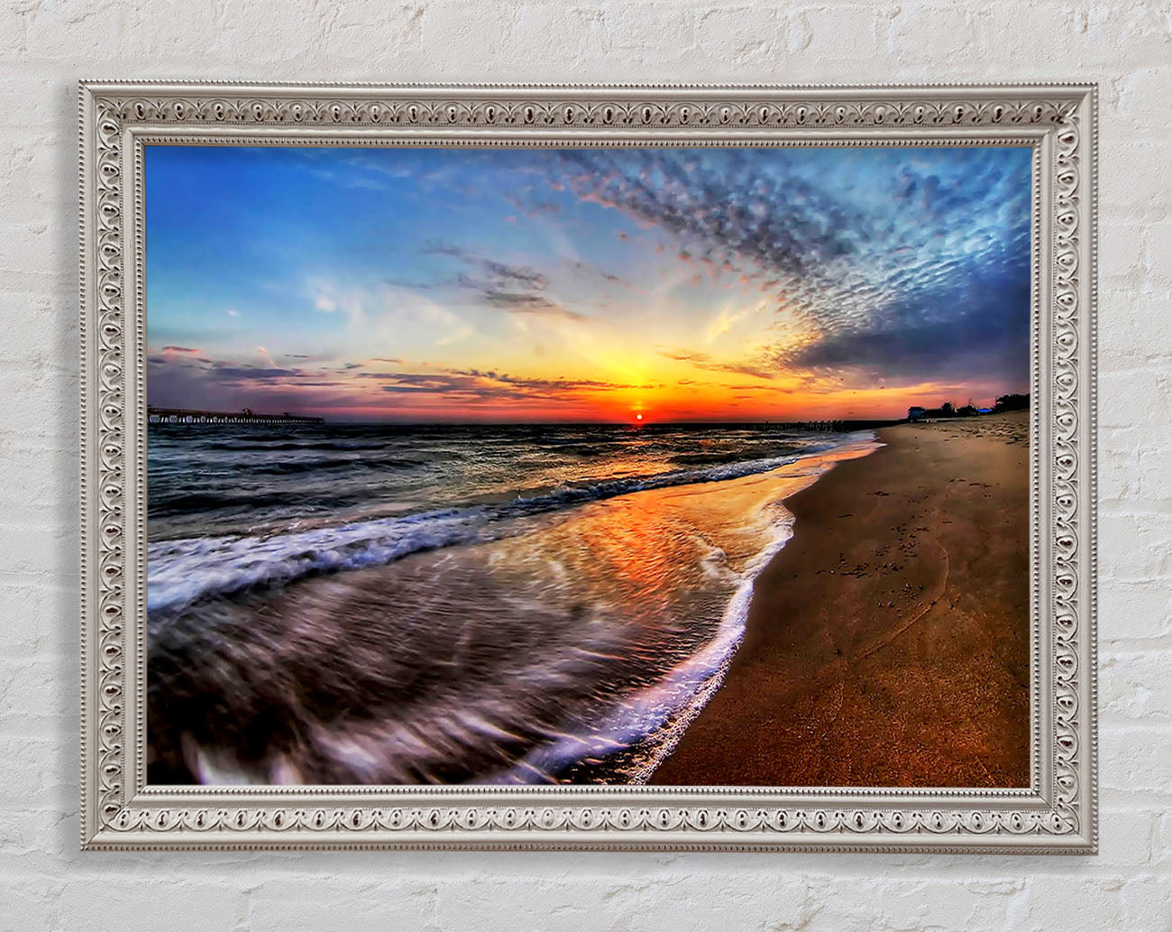 At The End Of The Ocean Framed Wall Art