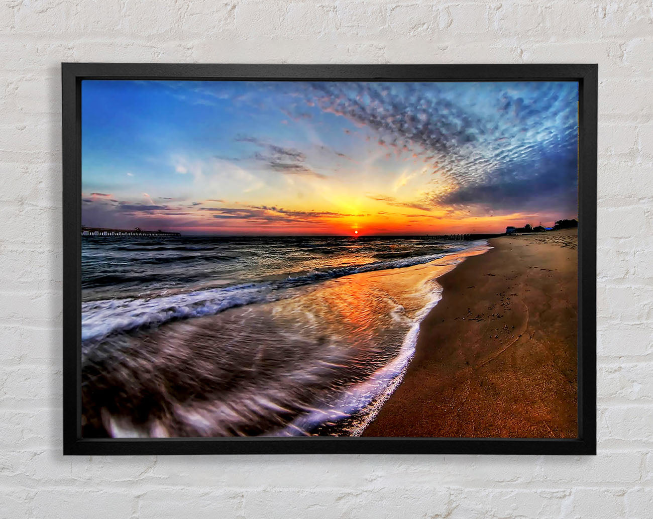 At The End Of The Ocean Framed Wall Art
